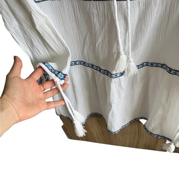 MELISSA ODABASH MILLIE WHITE DRESS Lace-Up Mini - Picture 13 of 13